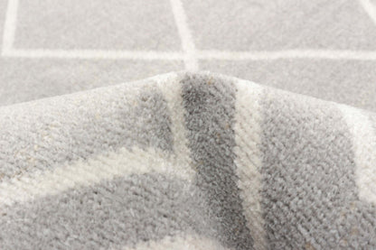 Tapis Kenza gris lavable en machine - 2'6 x 8'0|Carpette Kenza grise lavable à la machine - 2 pi 6 po x 8 pi 0 po|D86F8KNM