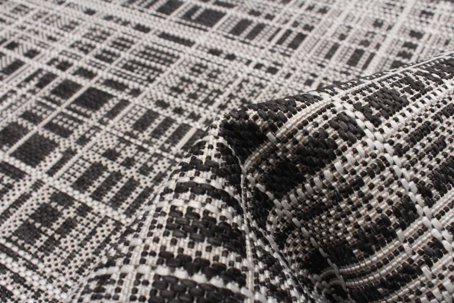 Tapis Panthea noir - 66 x 201 cm | Tapis de zone Panthea noir - 66 x 201 cm