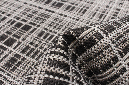 Tapis Panthea noir - 66 x 201 cm | Tapis de zone Panthea noir - 66 x 201 cm