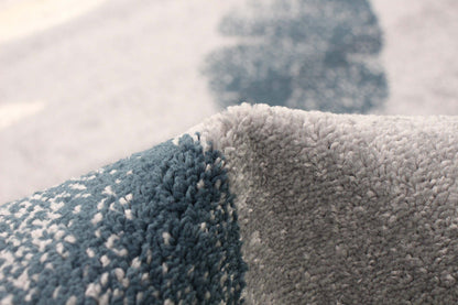 Tapis Palta Silver-Prol - 3'11 x 5'7|Carpette Palta argent-couleur pétrole - 3 pi 11 po x 5 pi 7 po| D2CC2M3I