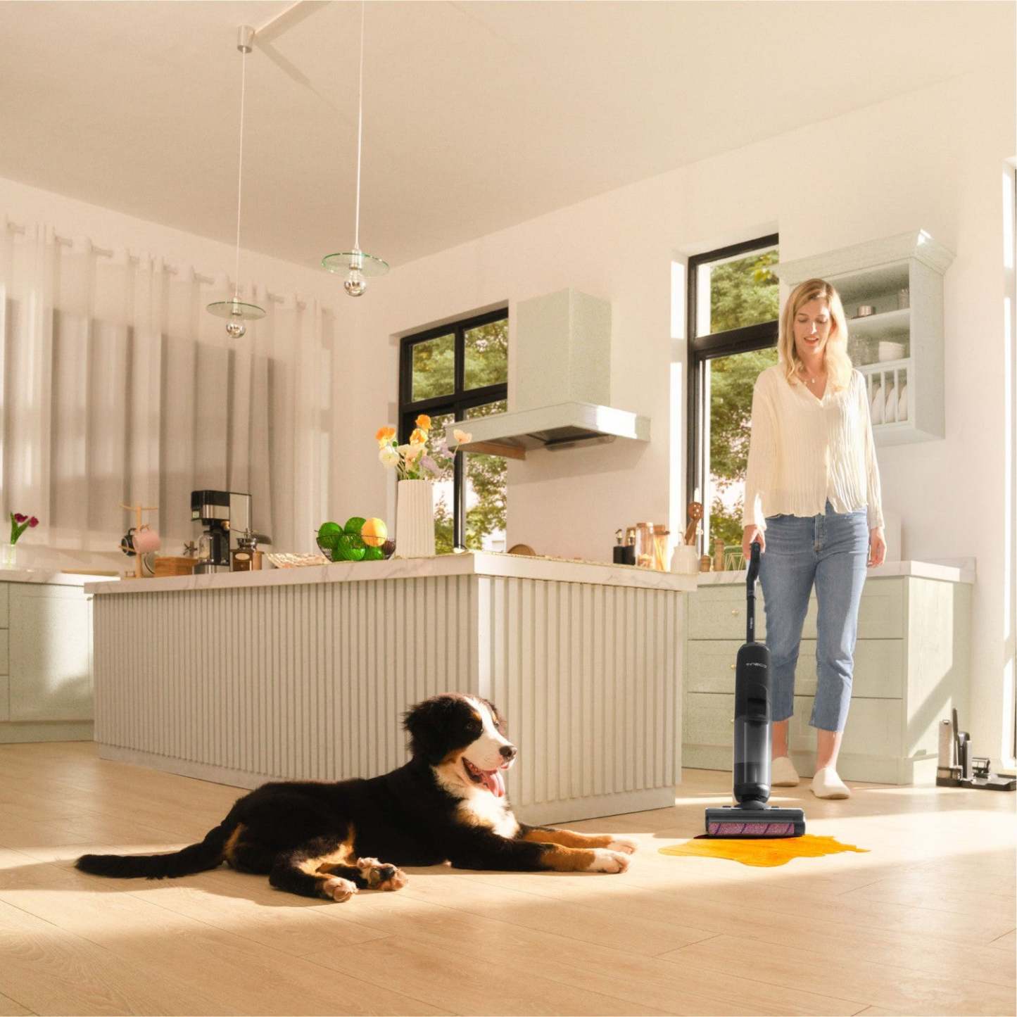 Aspirateur-balai et laveur de sol sans fil Tineco 5 Series Pet avec serpillère - FW104500US |