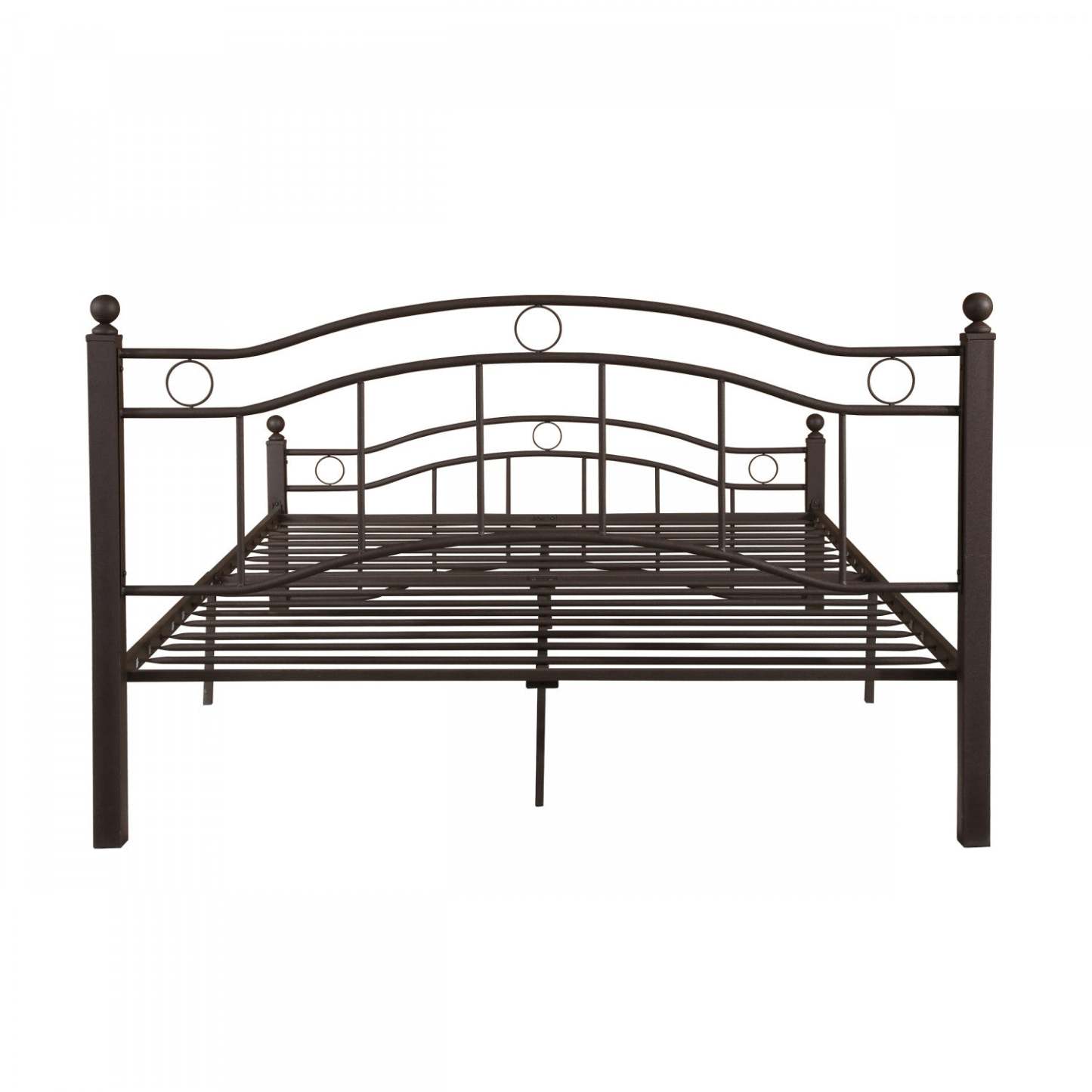 Cadre de lit en métal Jackson avec rangement sous le lit, lit King en cuivre | Jackson Cadre De Lit En Metal Avec Rangement Sous Le Lit, Cuivre