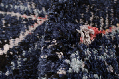 Tapis abstrait bleu marine Makondo - 6'7 x 9'6|Carpette Makondo abstrait bleu marin - 6 pi 7 pox 9 pi 6 po| D28IL4RE