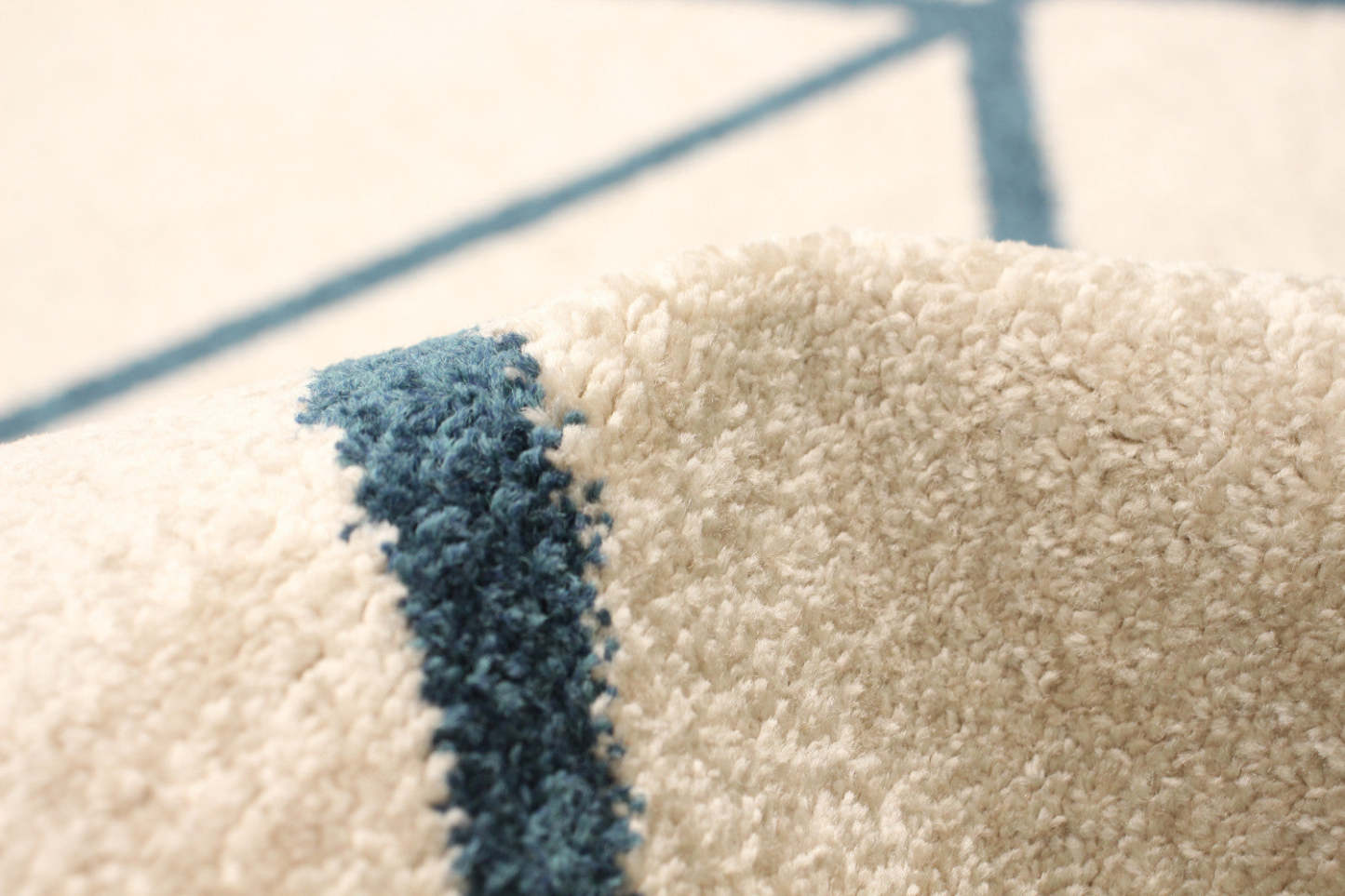 Tapis Anandi ivoire-bleu - 7'10 x 10'2|Carpette Anandi ivoire-bleu - 7 pi 10 pox 10 pi 2 po| D2A9N9Q5