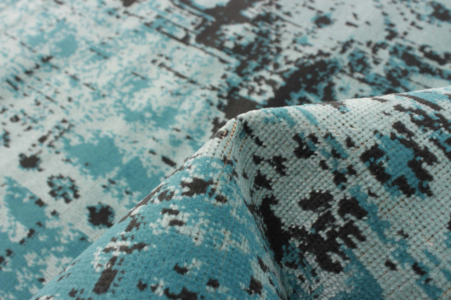 Tapis Chenta Aqua 5'3 x 7'7|Tapis Chenta turquoise 5 pi 3 po x 7 pi 7 po|D86FMYKV