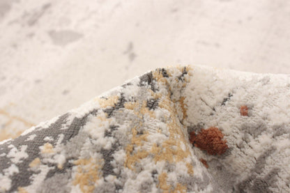 Tapis Diana gris clair 6'7 x 9'6