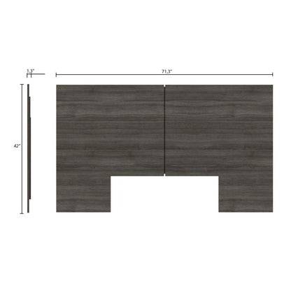 Nordika James Queen Headboard - Grey Oak|Tête de lit James Nordika - chêne gris