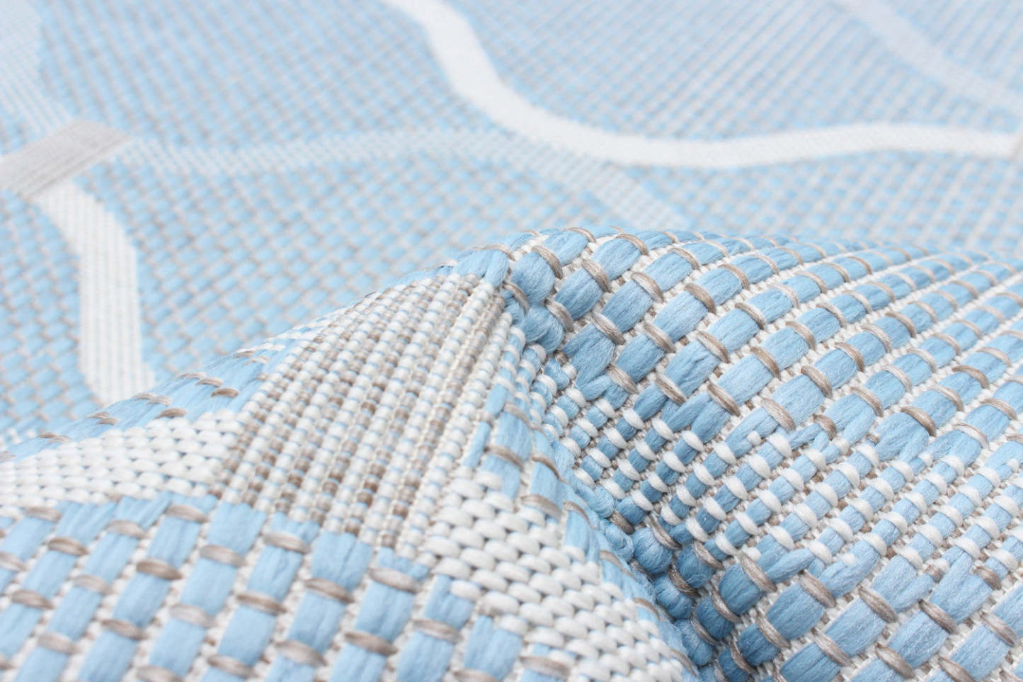 Tapis Neisha Abstract bleu clair 201,8 x 290,9 cm | D86FPGR7