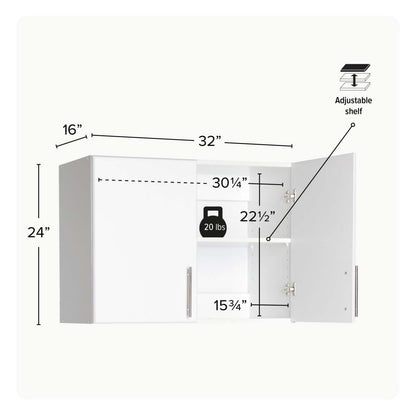 Armoire murale superposable Elite 32 - Blanche