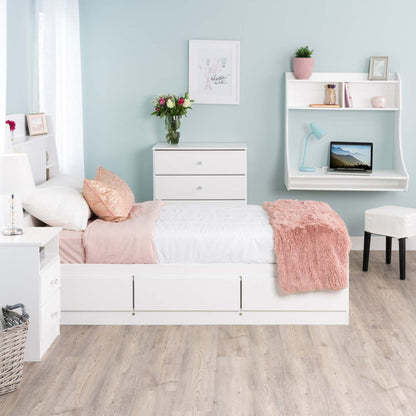 Astrid Kids 4-Drawer Dresser - Blanc|Commode Astrid à 4 tiroirs pour enfants - blanche