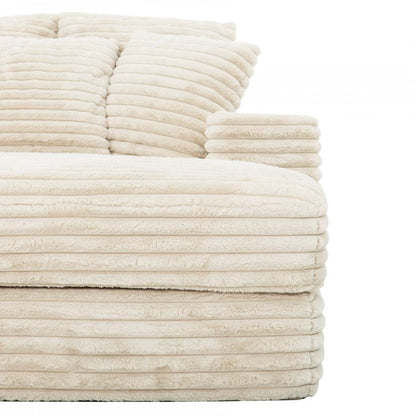 Chaise longue en mousse Sealy 68 Snug - Beige | Fauteuil long Snug de Sealy de 68 po avec mousse - beige