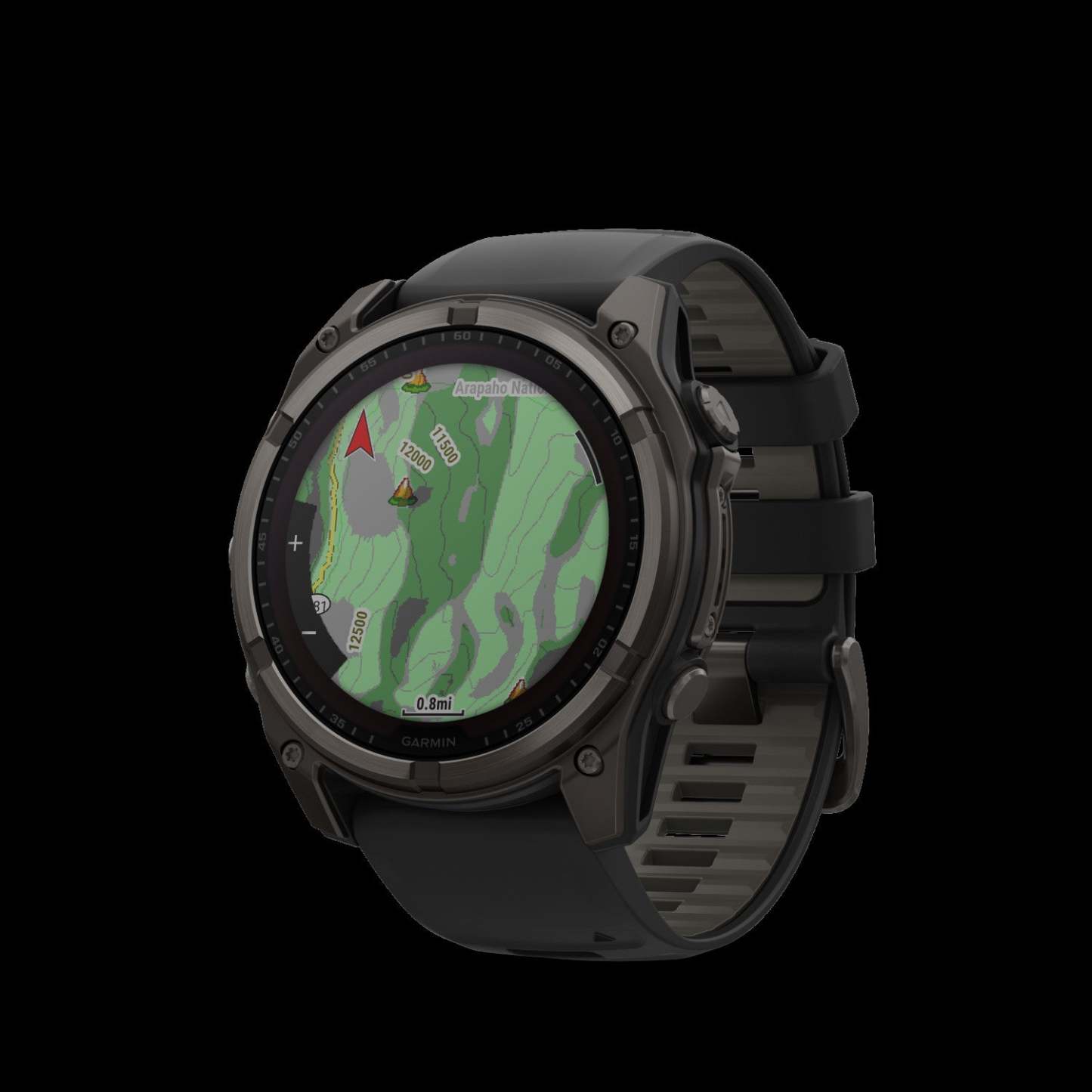 Garmin Fēnix 8 Solar Sapphire Smartwatch 51mm - Gps, Compas, Gyroscope Et Altimètre Barométrique | Montre Connectée Garmin Fēnix 8 Solar Sapphire 51mm - Gps, Boussole, Gyroscope Et Altimètre Barométrique