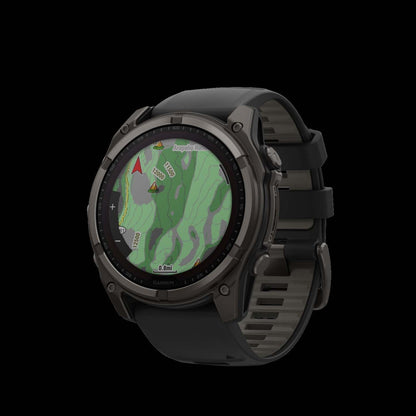 Garmin Fēnix 8 Solar Sapphire Smartwatch 51mm - Gps, Compas, Gyroscope Et Altimètre Barométrique | Montre Connectée Garmin Fēnix 8 Solar Sapphire 51mm - Gps, Boussole, Gyroscope Et Altimètre Barométrique