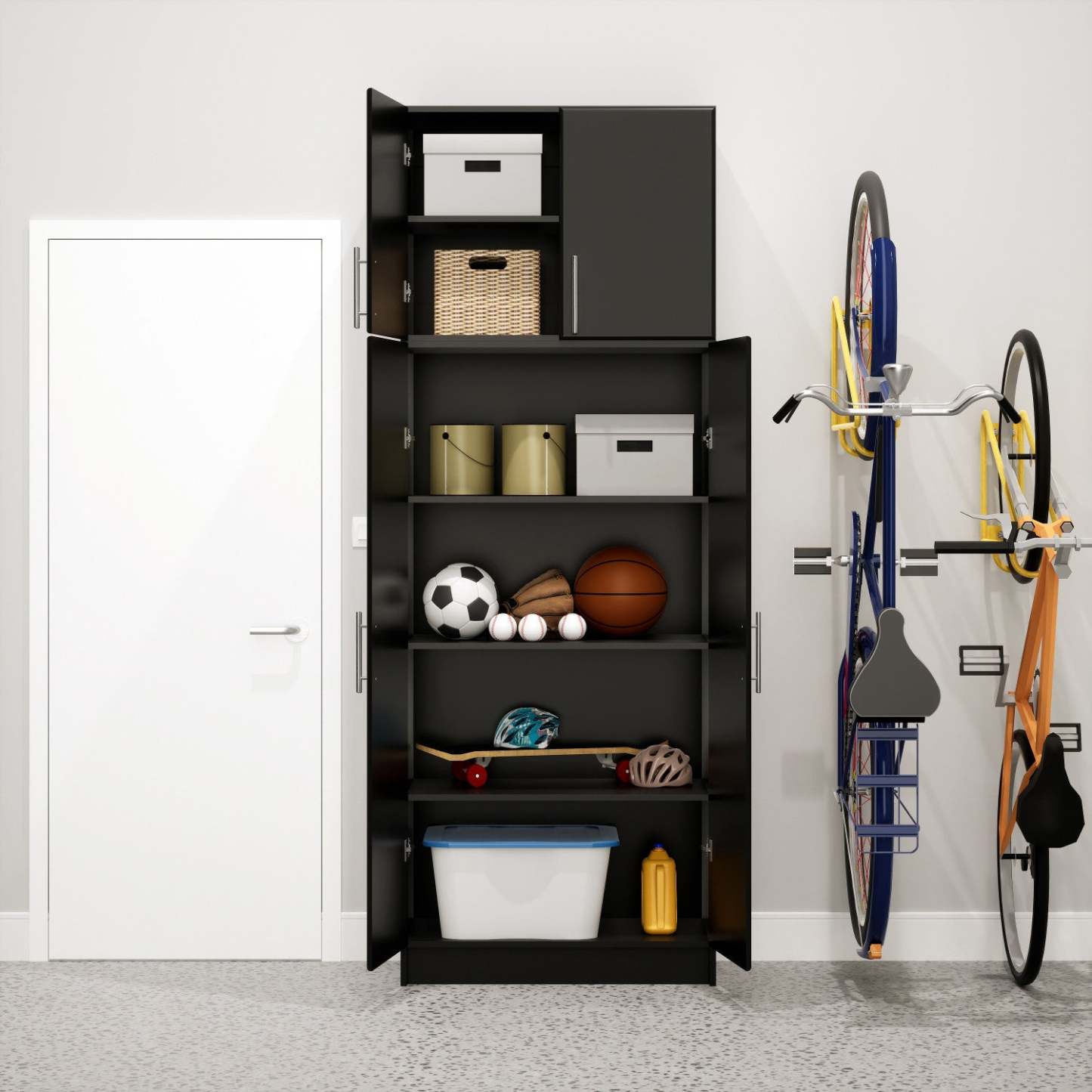 Armoire murale superposable Elite 32 - Noire