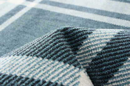 Tapis Roma bleu lavable en machine - 6'0 x 9'0|Tapis Roma bleu lavable à la machine - 6 pi 0 po x 9 pi 0 po|D86FPE55