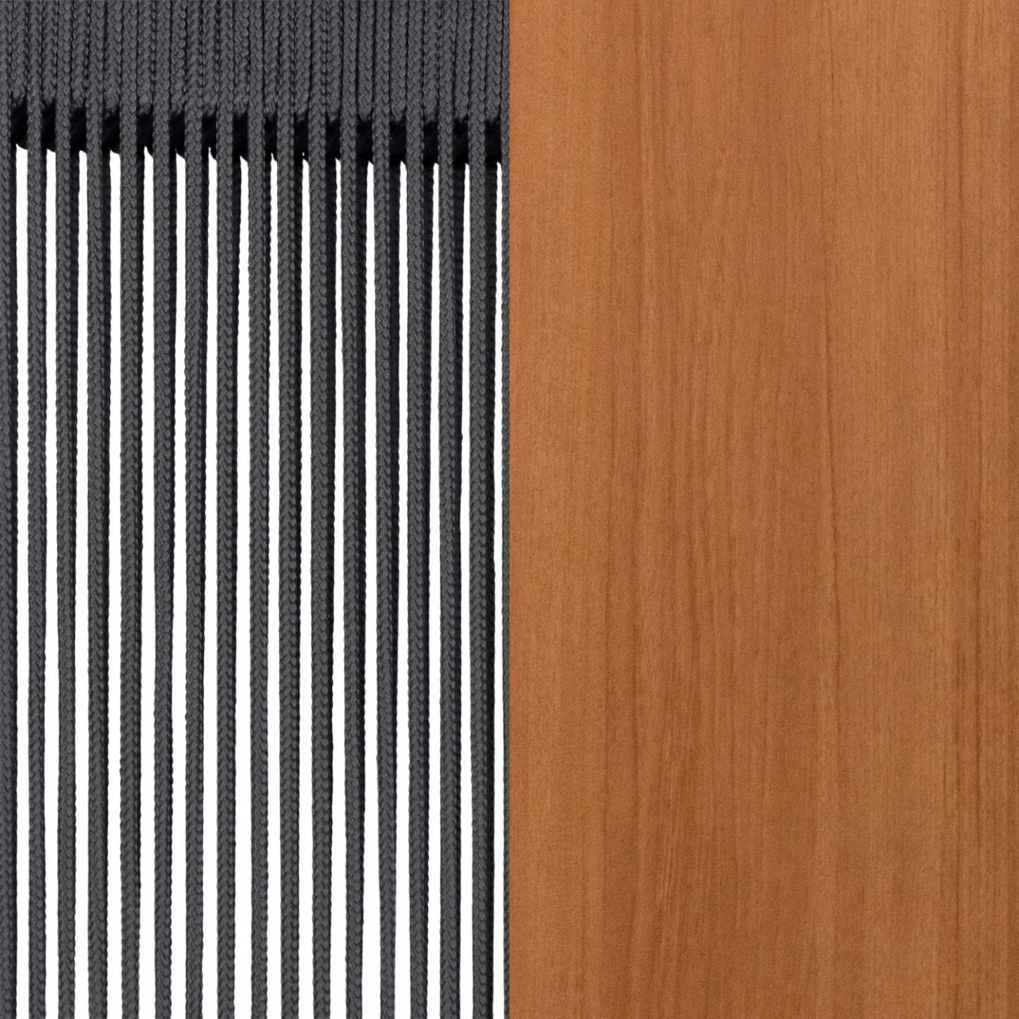 Agave Wood Rope Lounge Chair – Naturel/Gris|Fauteuil de détente Agave en bois et en corde - naturel et gris