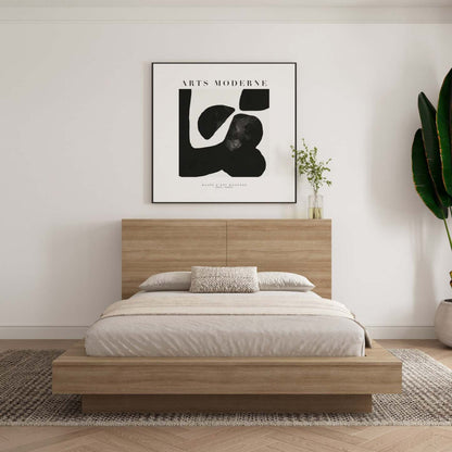 Nordika Marconi Queen Headboard - Brown Oak|Tête de lit Marconi Nordika - chêne brun