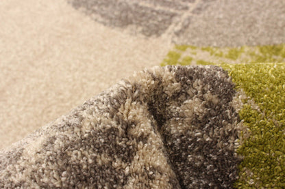 Ellegance ivoire / vert 6'7 x 9'6 tapis de zone|Carpette Ellegance ivoirevert 6 pi 7 po x 9 pi 6 po|D27S5NAI