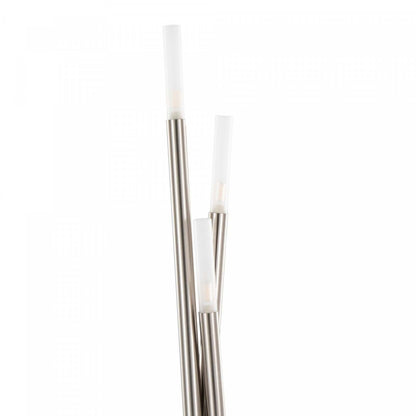 LumiSource Icicle Contemporary Brushed Nickel Floor Lamp|Lampe à pied contemporaine Icicle en nickel brossé