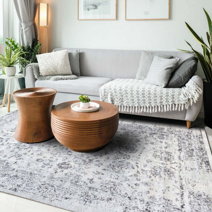 Tapis Roma Fantasia gris 4x6 | Tapis Roma Fantasia grise 4 x 6 | D80G2CY8