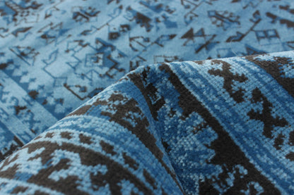 Tapis Awena Bleu 4'7 x 6'7|Carpette Awena bleue 4 pi 7 po x 6 pi 7 po|D86FAV9C