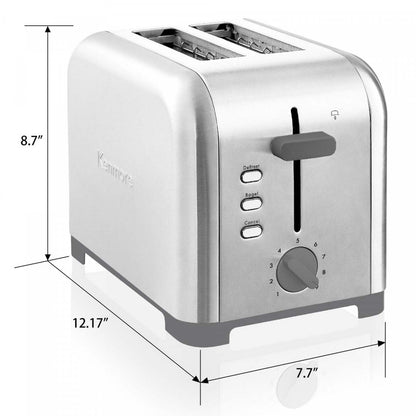 Kenmore 2-Slice Toaster Stainless Steel - KKTS2SS|Grille-pain Kenmore à 2 tranches, acier inoxydable - KKTS2SS