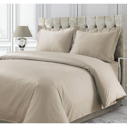 Housse de couette surdimensionnée en satin de coton 750 fils