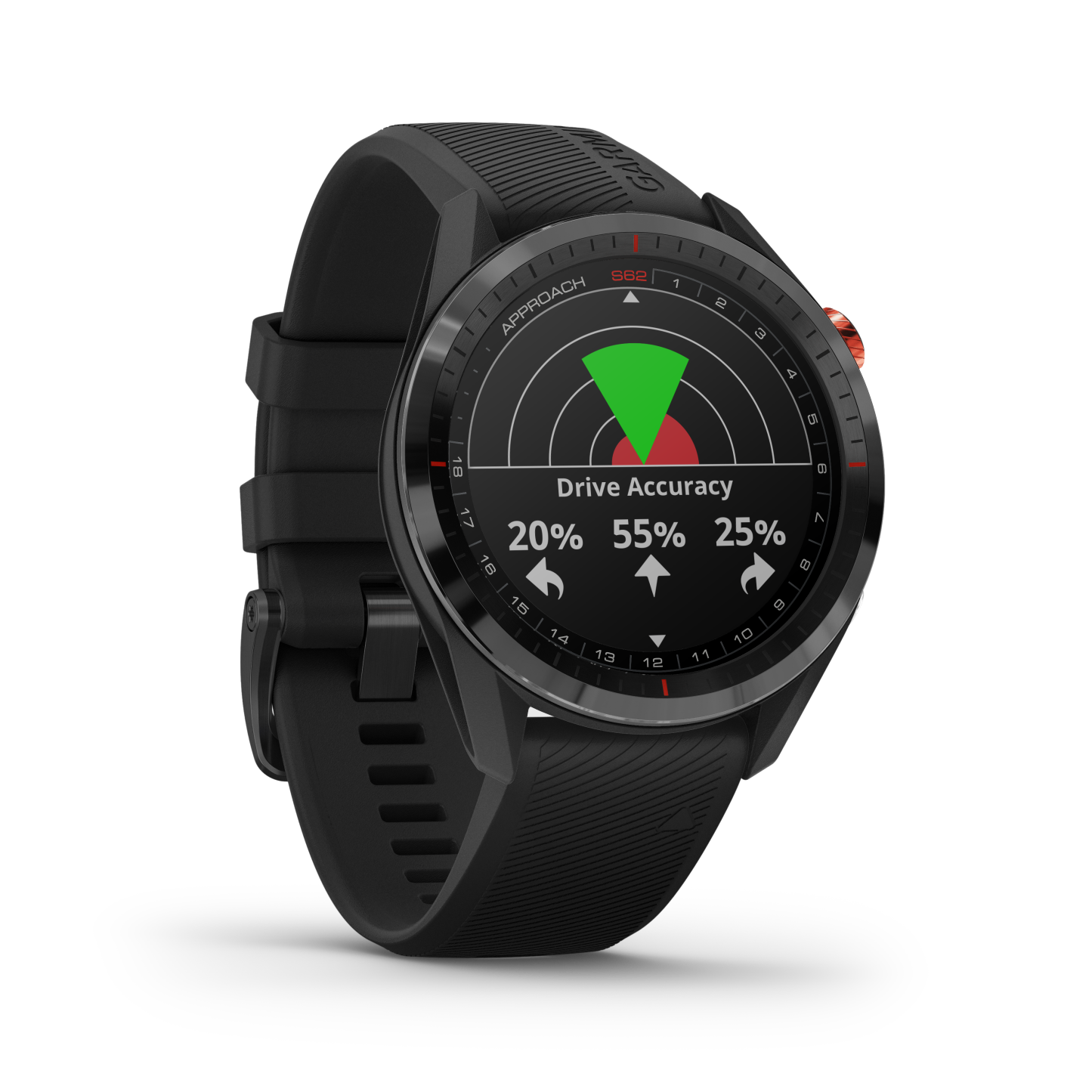 Garmin Approach® S62 Montre De Golf Gps - Golf De Précision, Écran Tactile De 1,3 Pour Un Usage Quotidien - Noir|Montre De Golf Gps Garmin Approach® S62 - Golf De Précision, Écran Tactile De 1,3 Pour Un Usage Quotidien