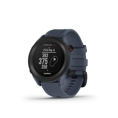 Garmin Approach® S12 Montre De Golf - 42 000 Parcours Préchargés Avec Une Autonomie De Batterie GPS De 30 Heures - Bleu
