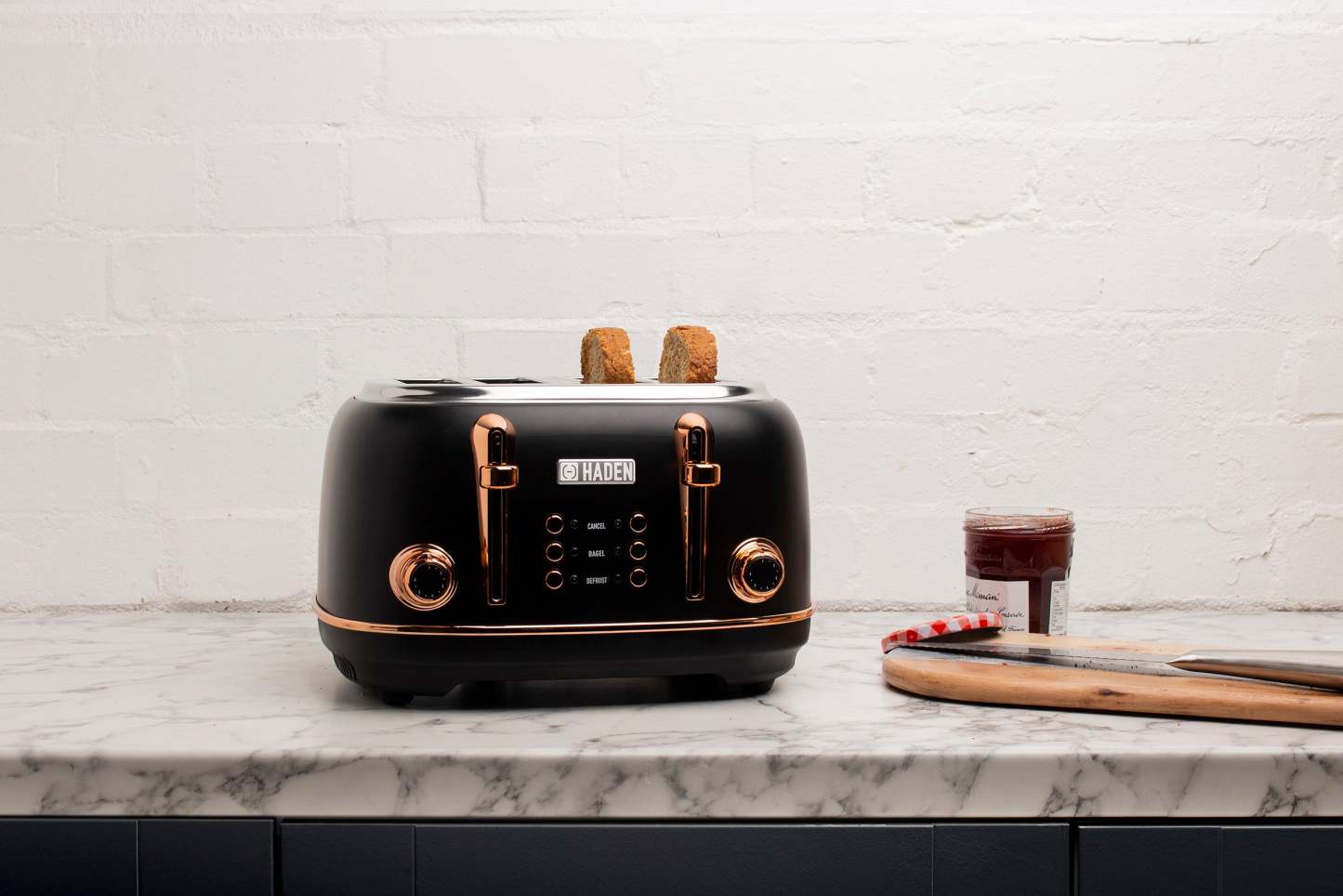 Haden Heritage 4-Slice Toaster - Black Copper|Grille-pain Heritage de Haden à 4 tranches - cuivre noir