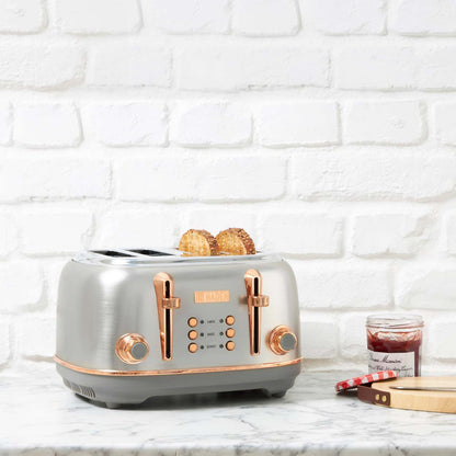 Haden Heritage 4-Slice Toaster - Steel Copper|Grille-pain Heritage de Haden à 4 tranches - cuivre acier