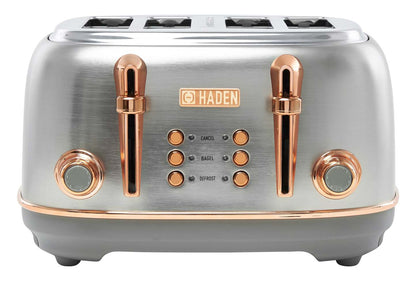 Haden Heritage 4-Slice Toaster - Steel Copper|Grille-pain Heritage de Haden à 4 tranches - cuivre acier