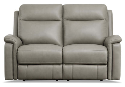 Hydeline Stanfield Power Reclining Loveseat - Grey|Cause à inclinaison électrique Stanfield de Hydeline - grise