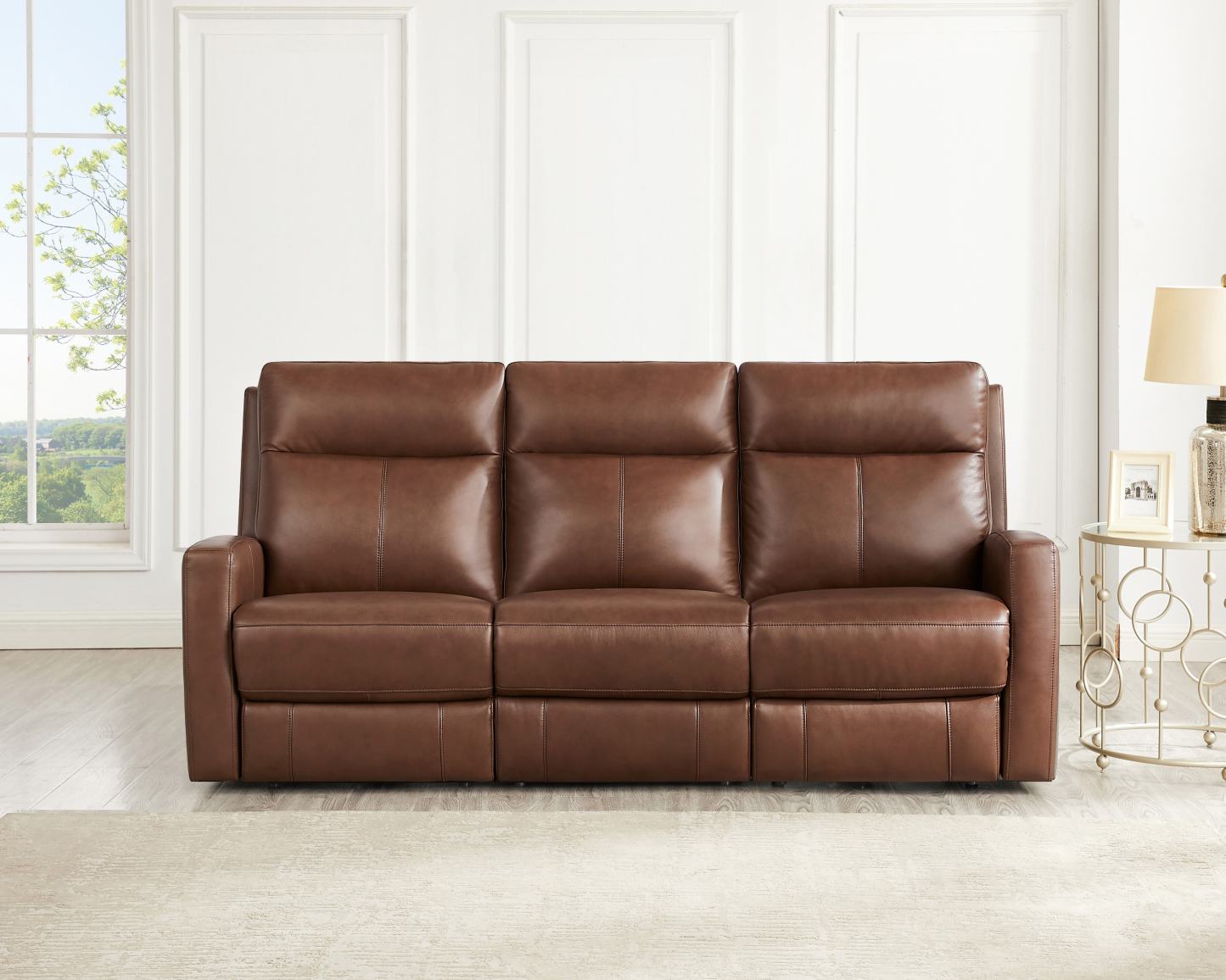 Sofa à inclinaison électrique Vienna de Hydeline - brun