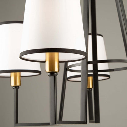 Lustre Coco à 5 lumières noir et doré | Lustre Coco noir et doré à 5 ampoules | D06HB8VH