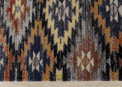 Spring Bright Southwest Outdoor Area Rug - 6'7 x 9'6|Carpette Spring à motif lumineux du Sud-Ouest pour l'extérieur - 6 pi 7 po x 9 pi 6 po