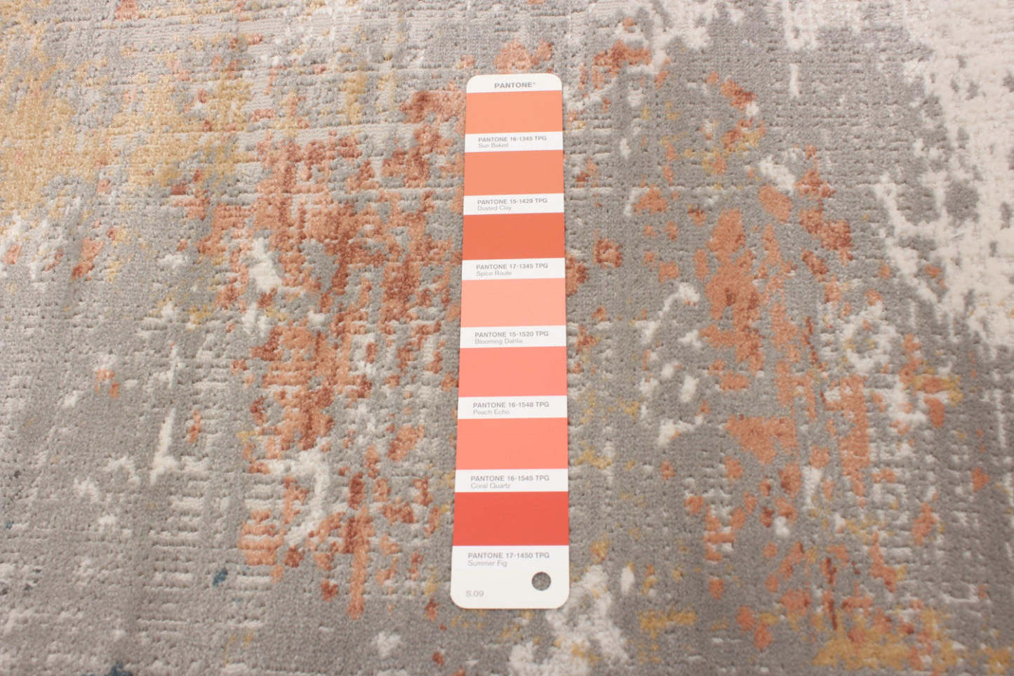 Tapis Diana gris clair 6'7 x 9'6