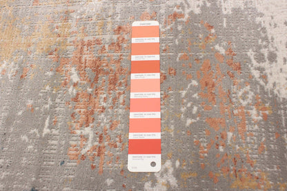 Tapis Diana gris clair 6'7 x 9'6