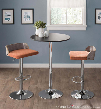 LumiSource Adjustable Contemporary Bar Dining Pub Table - Black|Table de bar, salle à manger ou pub contemporaine réglable - noire