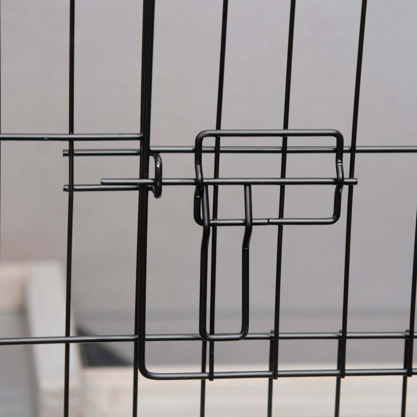 Pawhut Clapier A Lapin A 2 Etages Cage A Lapin Pour Petit Animal Avec Rampe, Plateau Coulissant