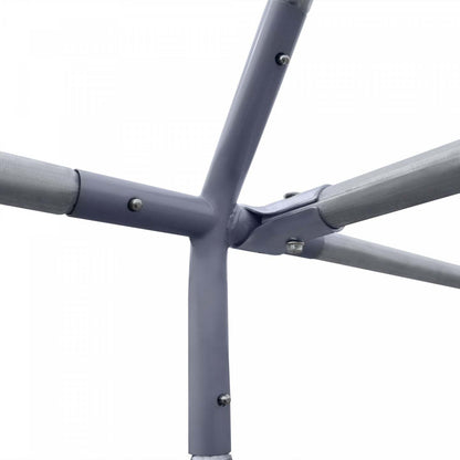 Pawhut Poulailler En Métal Pour 15 À 18 Poulets, Enclos À Poules D'extérieur Avec Couverture Pour Jardin