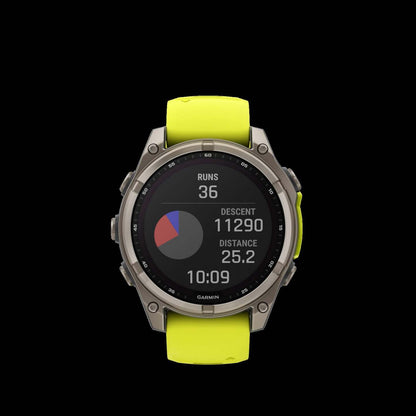Garmin Fēnix 8 Solar Sapphire Smartwatch 47mm - Gps, Compas, Gyroscope Et Altimètre Barométrique | Montre Connectée Garmin Fēnix 8 Solar Sapphire 47mm - Gps, Boussole, Gyroscope Et Altimètre Barométrique