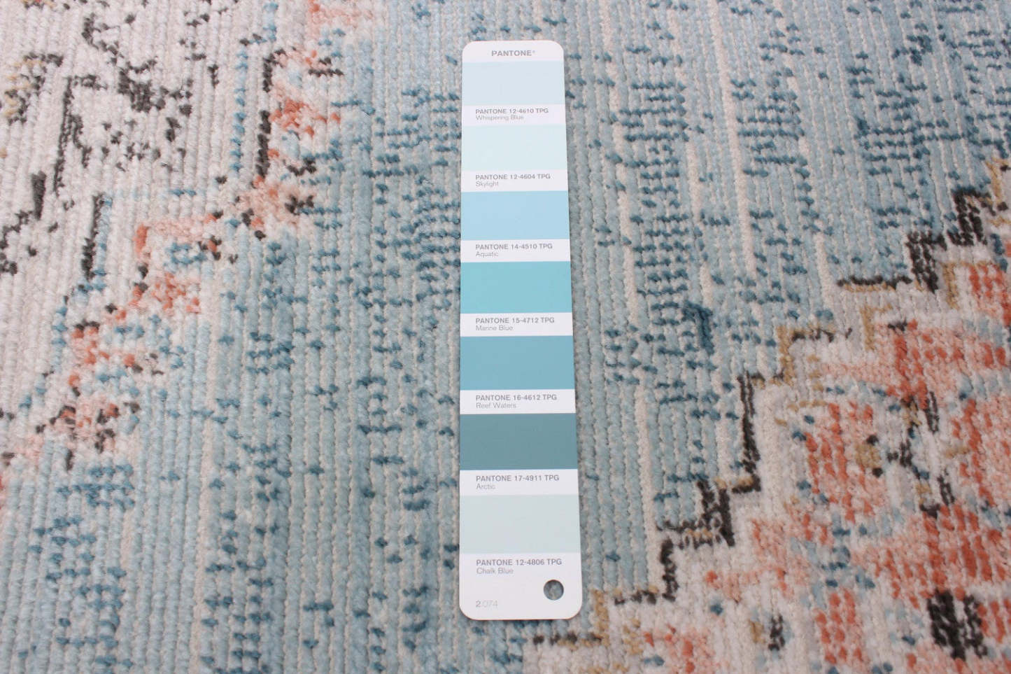 Tapis Zarita Bleu 6'7 X 9'6 Tapis|Carpette Zarita bleue 6 pi 7 po x 9 pi 6 po|D86FSMZU