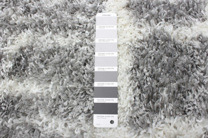 Helma Urban Cream, Tapis à poil long gris foncé 3 pi 11 po x 5 pi 11 po|Carpette à poil long Helma Urban gris foncé crème 3 pi 11 po x 5 pi 11 po|D86F5CY7