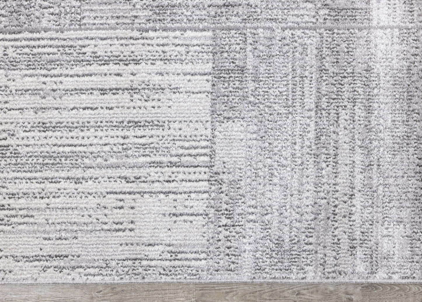 Tapis Eva à motif carrés de vieillis et à franges - 5 pi 3 po x 7 pi 3 po