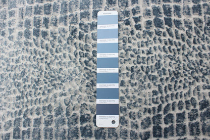 Tapis Kecia Bleu/crème 6'7 X 9'6 Tapis|Carpette Kecia bleue/crème 6 pi 7 po x 9 pi 6 po|D86F726F