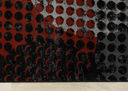 Carpette moelleuse Perry à motif de caisse industrielle - 5 pi 3 po x 7 pi 7 po