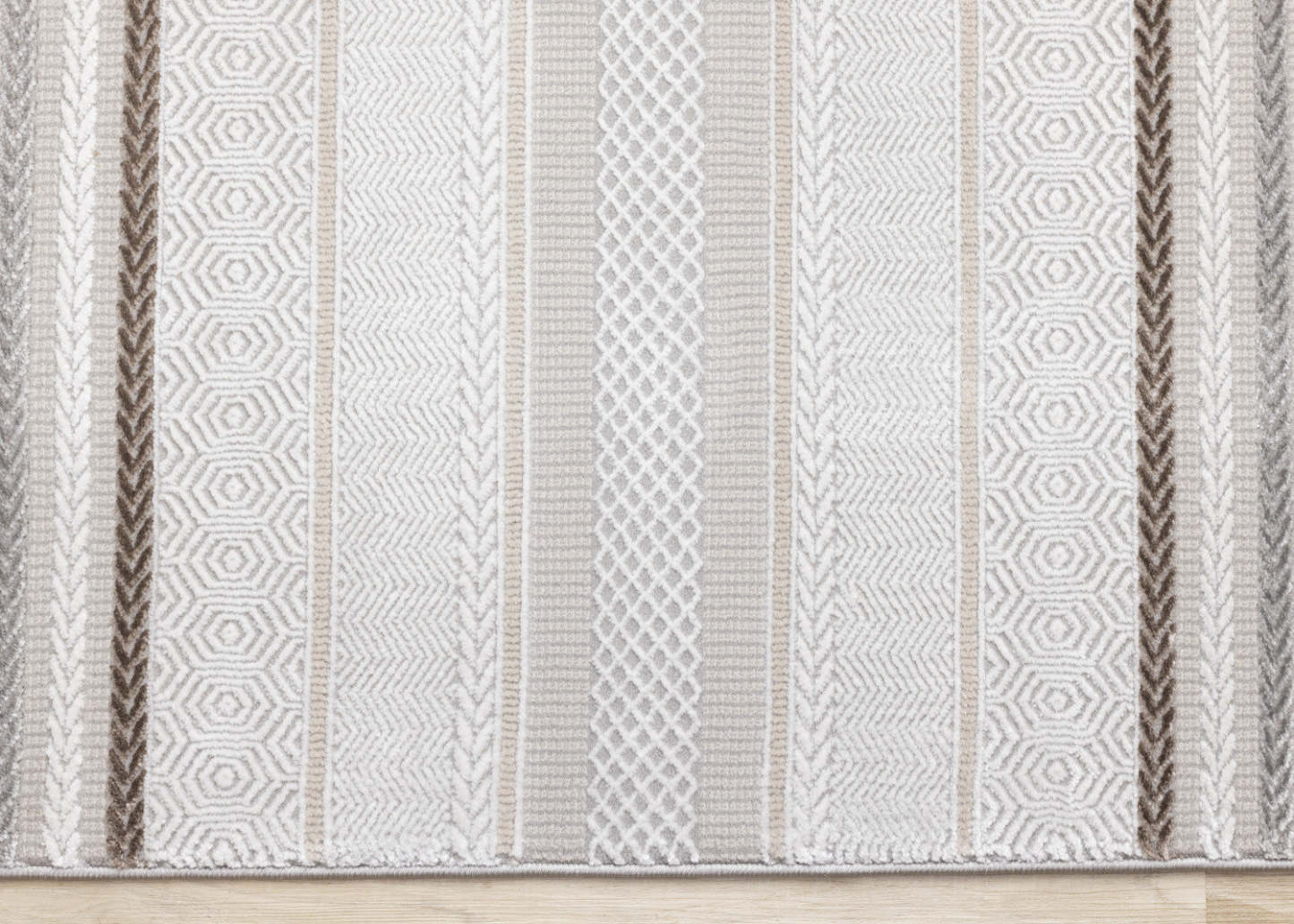 Tapis d'intérieur rayé London - 6'7 x 9'6|Carpette London à rayures pour l'intérieur - 6 pi 7 po x 9 pi 6 po