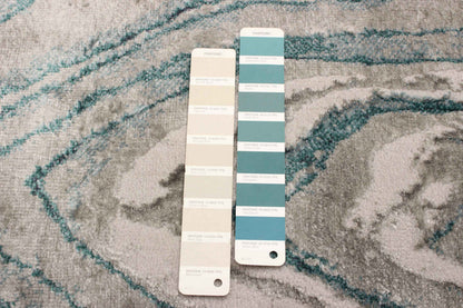 Tapis Zhara Sarcelle - 8'0 x 10'0|Carpette Zhara bleu sarcelle - 8 pi 0 po x 10 pi 0 po