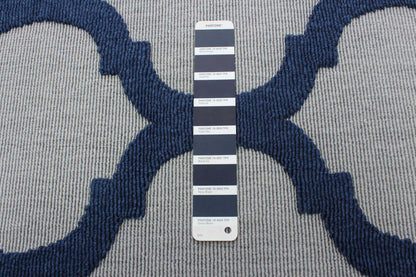Tapis Sophie gris-marine - 2'8 x 4'11| Carpette Sophie grisebleu marine - 2 pi 8 po x 4 pi 11 po|D86FBFM8
